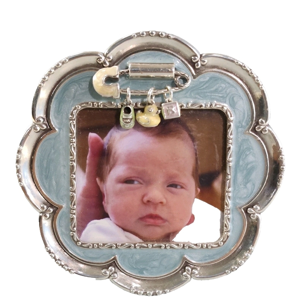 Brighton Silver and Blue Picture Frame